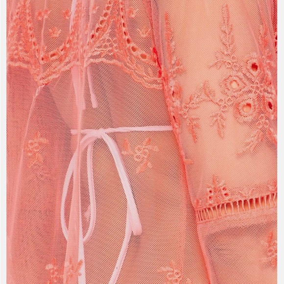 Haute Monde Coral open cardigan kimono size small - Picture 4 of 11